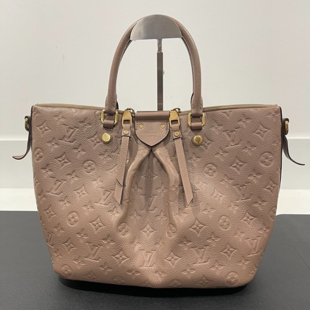 Louis Vuitton Empreinte Leather Mazarine MM Top Handle Bag (JB1277)